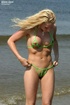 Celina in green bikini