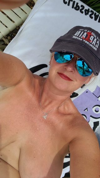 just sunning the ta-ta's