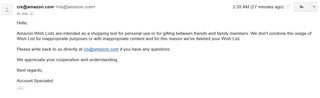 amazon deleting sex workers'