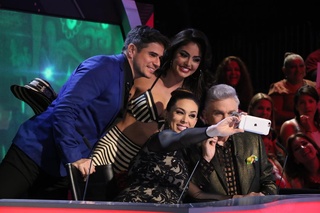 selfie con los jueces