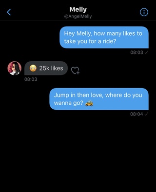 twitter your thing @angelmelly