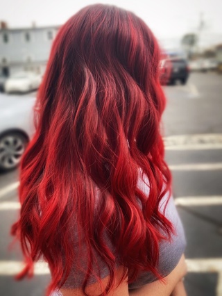 #hairporn loving this red
