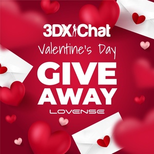 [GIVEAWAY] Here's your chance to win 3DXChat XGold or a Lovense Toy! 

To Enter:
💝 Follow @3DXChat & @Lovense
💝 Retweet and Like ❤️
💝 Tag your 3 best friends 🥰

Giveaway ends 15 Feb, 23:59 UTC. https://t.co/PL07rn7Kdk