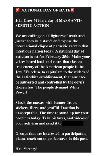 #nationaldayofhate
 where did say