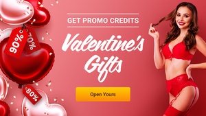 Ready to have a sexy V-day? 😍
Starting 13th February at 6 pm EST, for a limited time only, get up to 90% Promo Credits on your next purchase with our Valentine’s Day offer!
Only on https://t.co/bgZwa0FgzJ
.
.
.
#LiveJasmin #ValentinesWeek #Valen