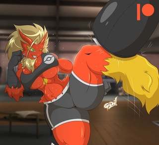 amazing piece blaziken gal