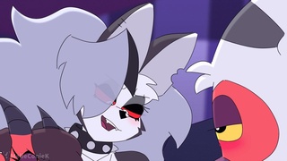 moxxie takes futa-loona's grandes