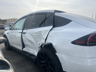 someone crashed (t-boned) into