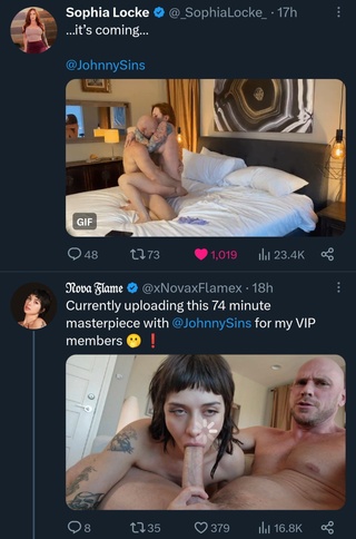 lot @johnnysins content feed