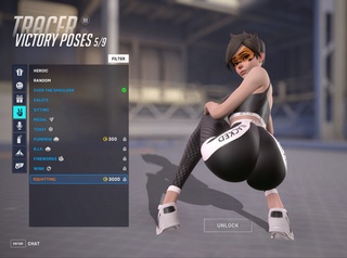tracer's legendary victory pose