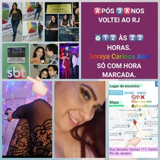 curta temporada #rj

#soraya #sorayacarioca

https://t.co/t5kr4euhke

#whatsapp