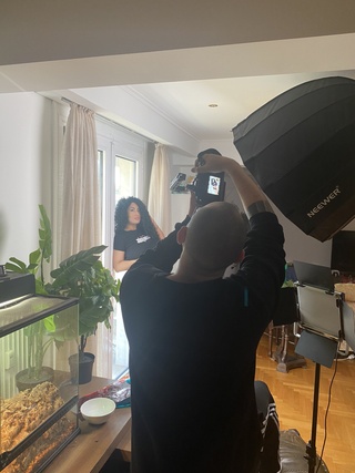 #backstage #shooting tiempo for