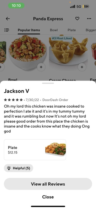 this panda express review