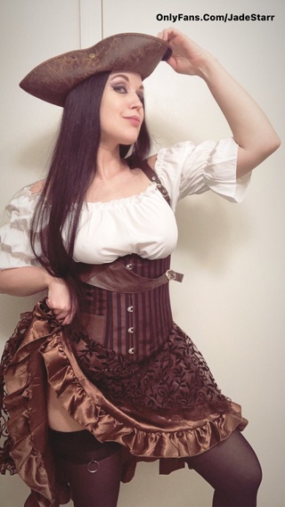 showing off new pirate