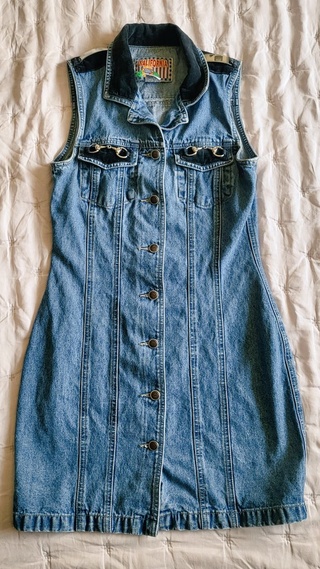 vintage kalifornia denim dress