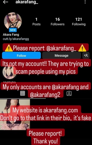 por favor report the account