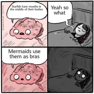 thinking totally normal thoughts