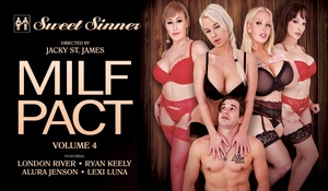 Our Top 10 #SweetSinner 🎥 of 2022 countdown continues! 
#2 is #MILFPact4 starring @LondonCRiver @lexilunaxoxo @ryankeely @AluraJenson @Nathan_Bronson  @VanWyldexxx @ImOliDavis 
from @jackystjames https://t.co/SGSGfPeZqf