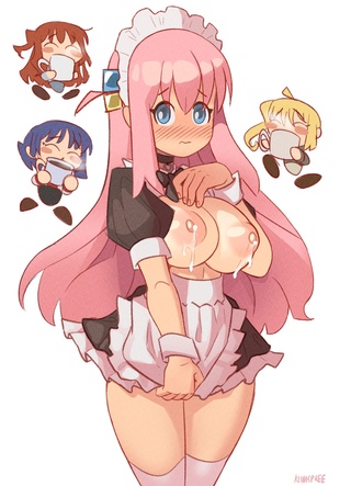 maid bocchi with some
