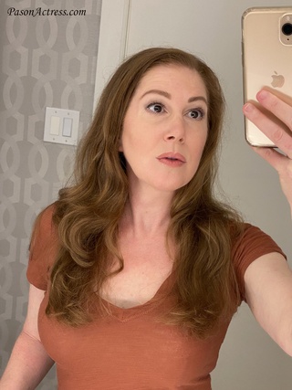 #redhair #hairdown #naturalredhead #darkbrowneyes