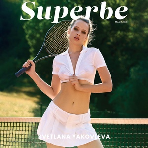 Sexy tennis pro, Svetlana Yakovleva,  graces the upcoming cover of Superbe Magazine. Visit our superbe magazine dot com to see more. #superbe #superbemagazine #superbeofficial #tennispro #tennisoutfit #sportygirl https://t.co/BHiTc0ep1L