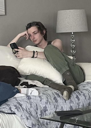 relajándose with the anal