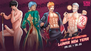 What will this lunar celebration bring under your sheets?
 
You have until the 31st of January to sweep away four lunar studs and take them all for yourself for good luck! Complete all tasks, and Lunar Robbie and Lunar Bow will join your Harem.

👉
