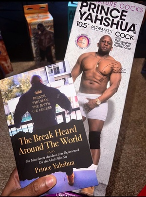 Yo, real talk i have to take this moment out to give much Thanks & show my appreciation to the 1 & only @ICEKREAMMFREEK2 for buying not only my new Book 📖 & my Dildo from @TheOriginalDoc ; much respect do my brother on the love & support ✊🏿�