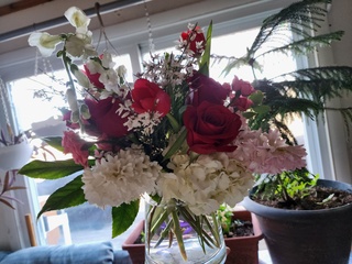 aweeee wayne got flowers
