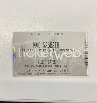 saw @macsabbath domingo noche