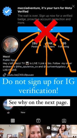 not sign for verification