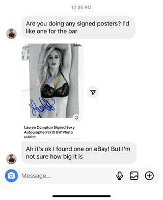 autograph going for $9.98