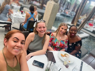 brunch with #hotroomateashley marija