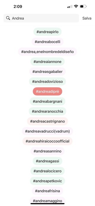 indovina che lista tratta