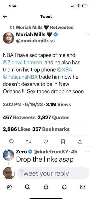 hey ⁦@zionwilliamson⁩ your crazy