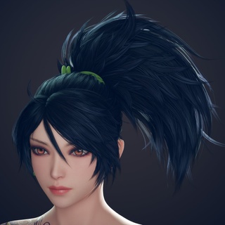 just finished hair cards
