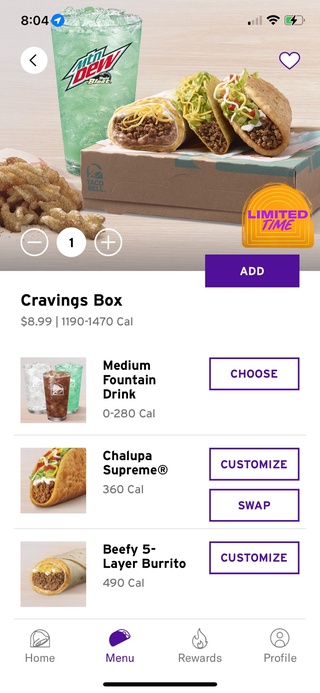 @tacobell the cravings box