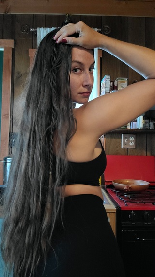 larga cabello fetichismo anyone