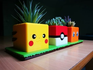 just received pokemon planter