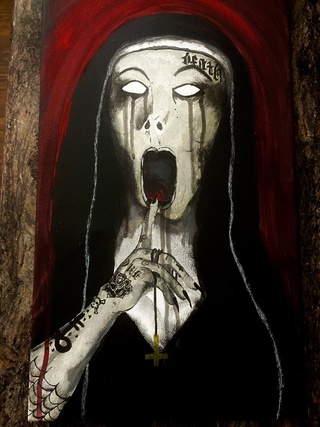 hand painted commissioned and