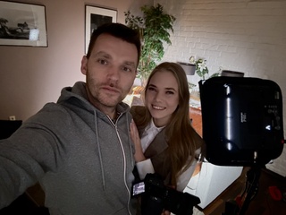 session with amazing beauty