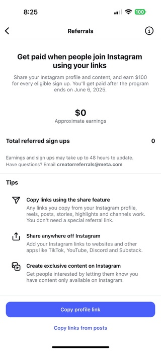 😱😱😱 sign for instagram