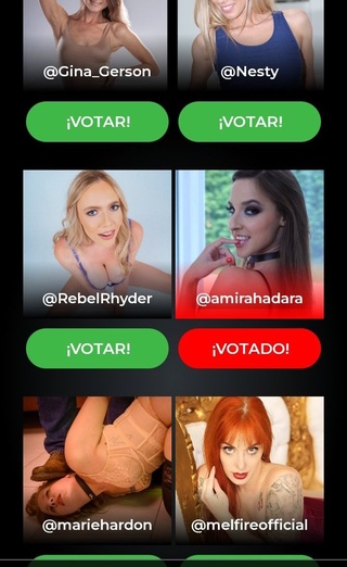 votado @amirahadaraxxx como mejor